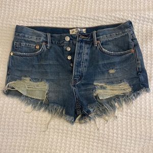 Free People New Jean Shorts